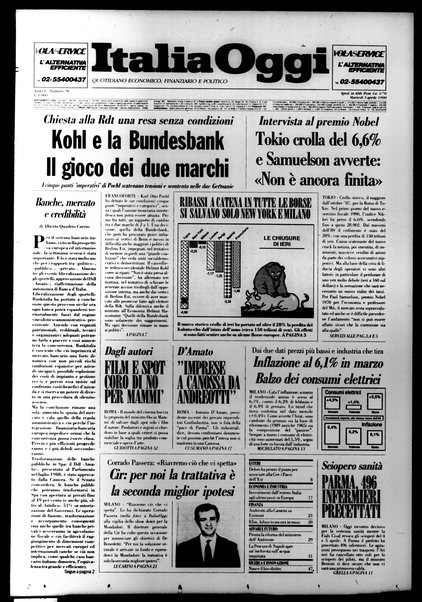 Italia oggi : quotidiano di economia finanza e politica